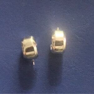Silver Reflective Earrings Jewelry